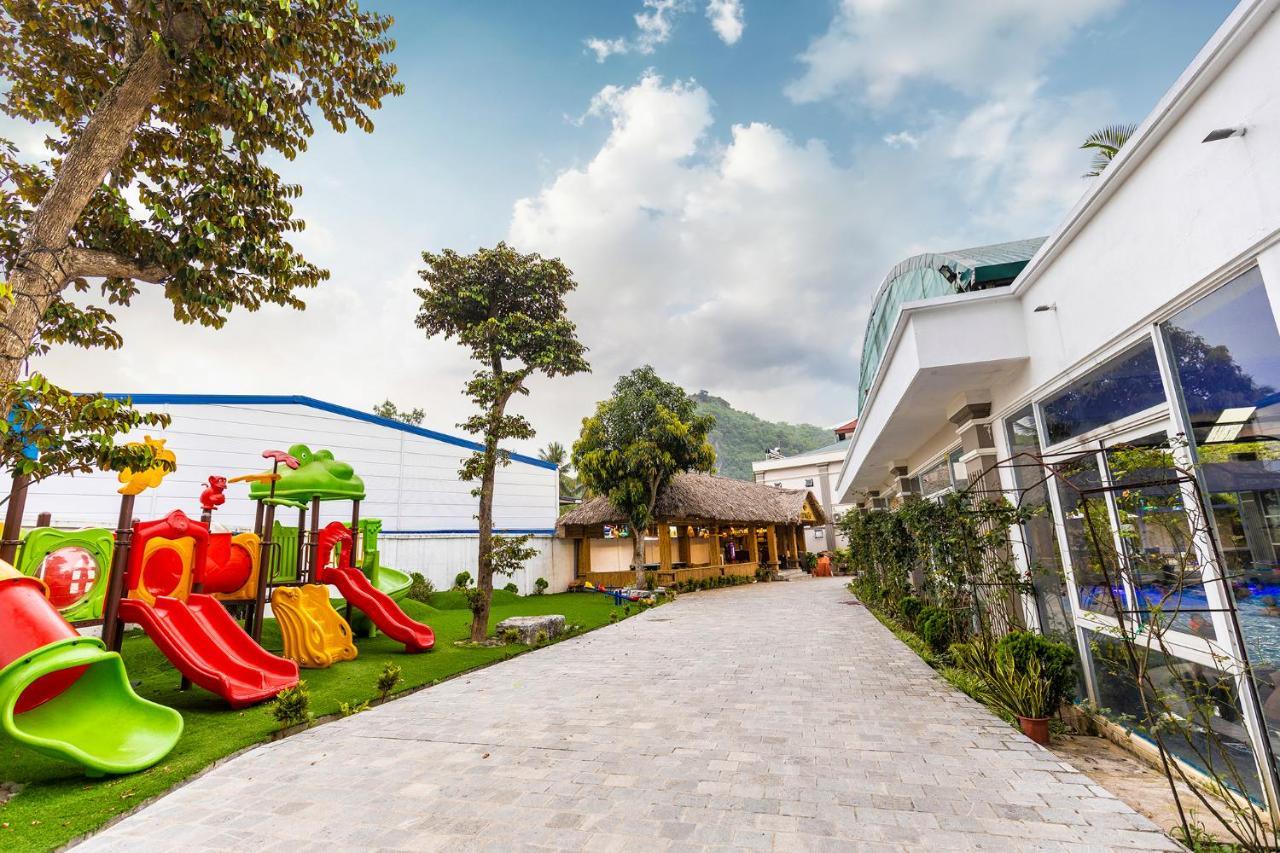 Hoa Vien Hotel - Suoi Khoang Kim Boi Hòa Bình Buitenkant foto