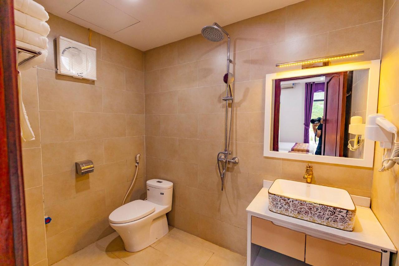 Hoa Vien Hotel - Suoi Khoang Kim Boi Hòa Bình Buitenkant foto